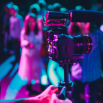 video camera at an event